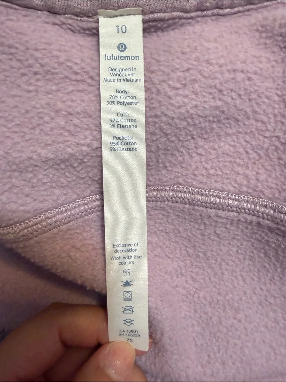 lululemon athletica ribbed panels